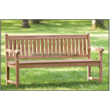 Banc de jardin en teck Bretagne