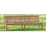 Banc de jardin en teck Bretagne 3 pieds 210cm