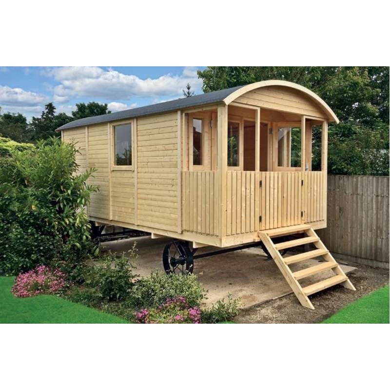 Roulotte de jardin en bois en 19mm TUINDECO
