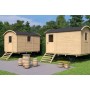 Fabricant de Roulotte en bois 237x360cm - Jardin et Chalet