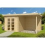 Chalet bois 12m2 500x250cm ELBURG TUINDECO