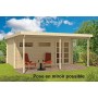 Chalet bois 25m2 500x500cm ETTEN-LEUR TUINDECO