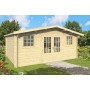 Chalet en bois 20m2 500x400cm JACKALYN TUINDECO