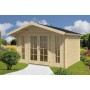 Chalet bois 11m2 380x290cm MAX TUINDECO