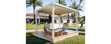 Pergola avec toit solide et durable – Livraison rapide | Jardin & Chalet