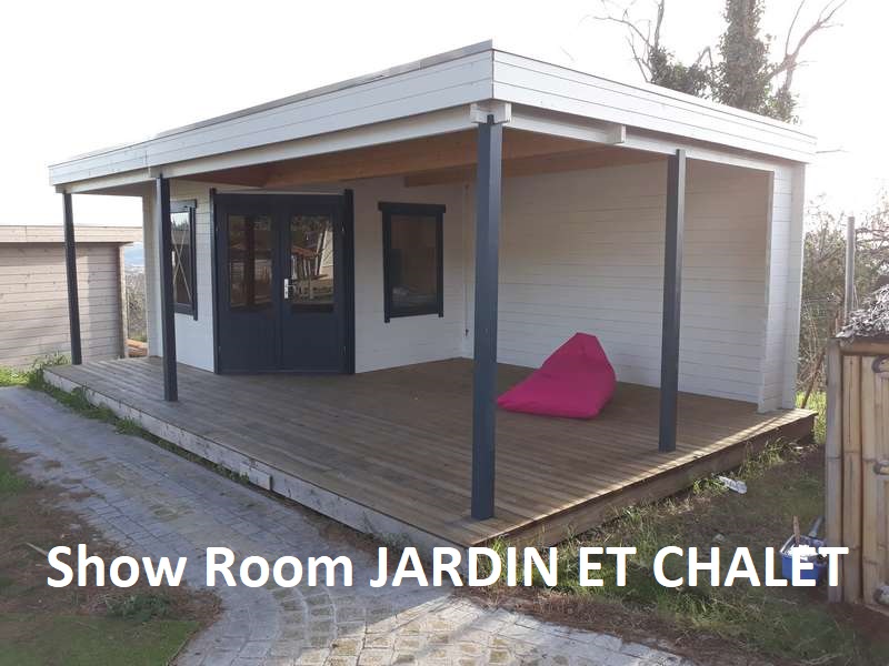 Chalet bois TUINDECO showroom aix-en-provence