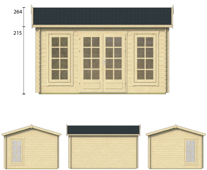 abri de jardin en bois ARNE de Jardin et Chalet