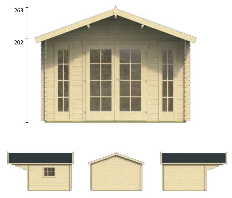 Chalet de jardin en bois INGLUND de Jardin et Chalet