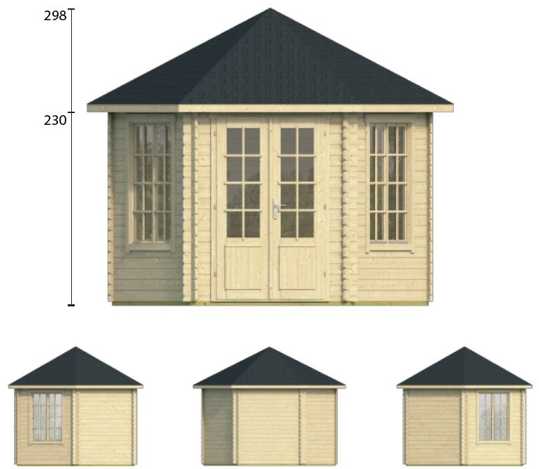 Chalet de jardin en bois NORA de Jardin et chalet