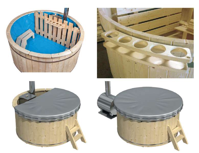 bain nordique en bois - options 1