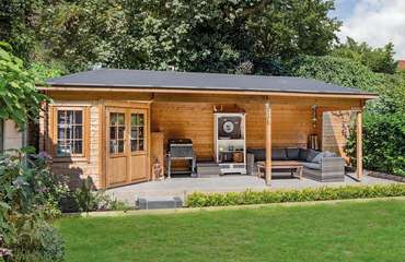 pool house en bois