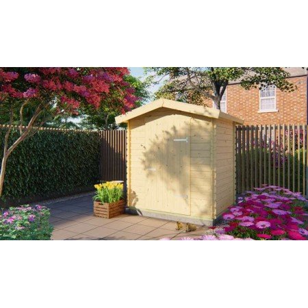 Petite cabane de jardin de 3m2 Rania155x200cm - 19mm - Haute qualité