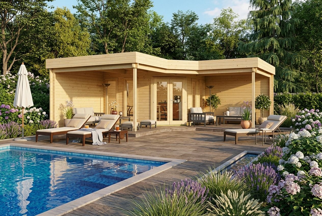 Construction pool house bois : guide complet pour construire un pool house