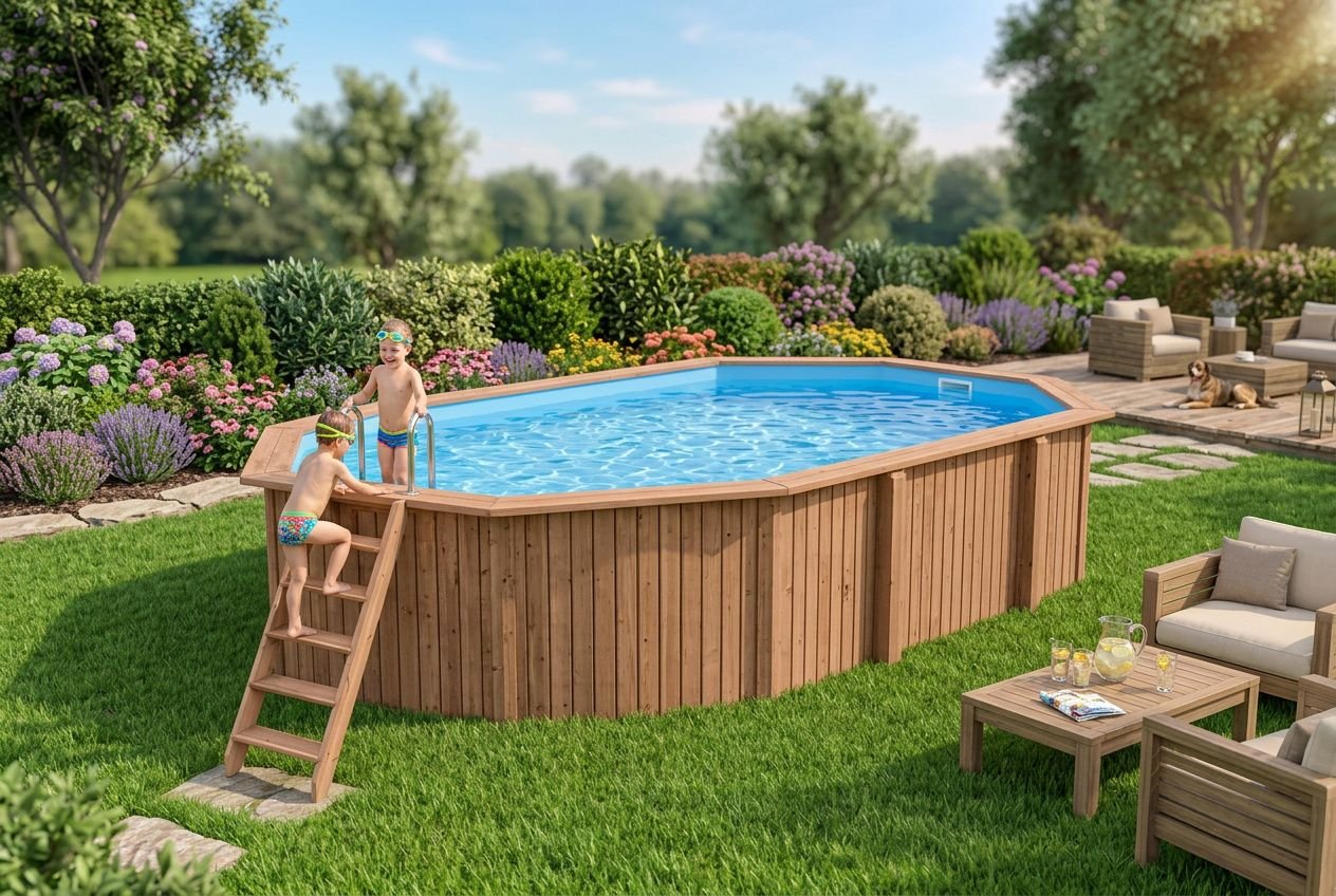 Durée de vie d'une piscine hors sol en bois : guide complet