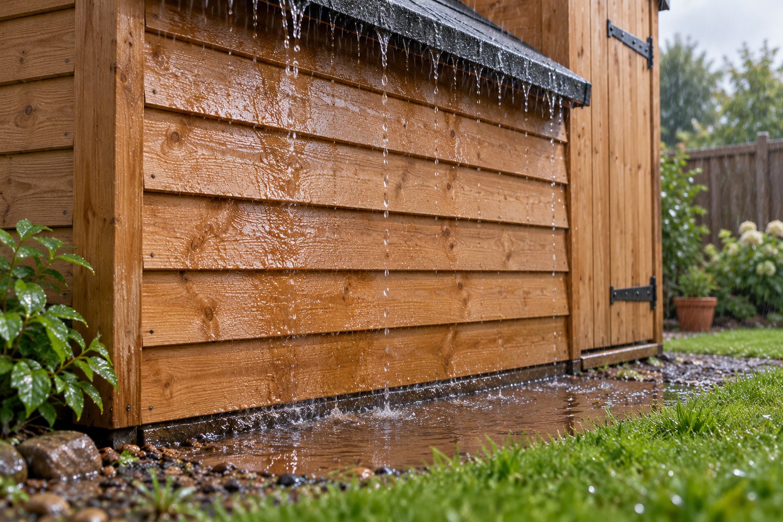 Étanchéité sous abri de jardin : dalle, EPDM et joints