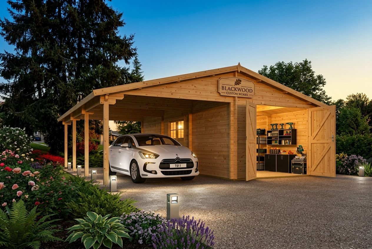 Garage bois sur mesure en ossature : planifiez votre projet