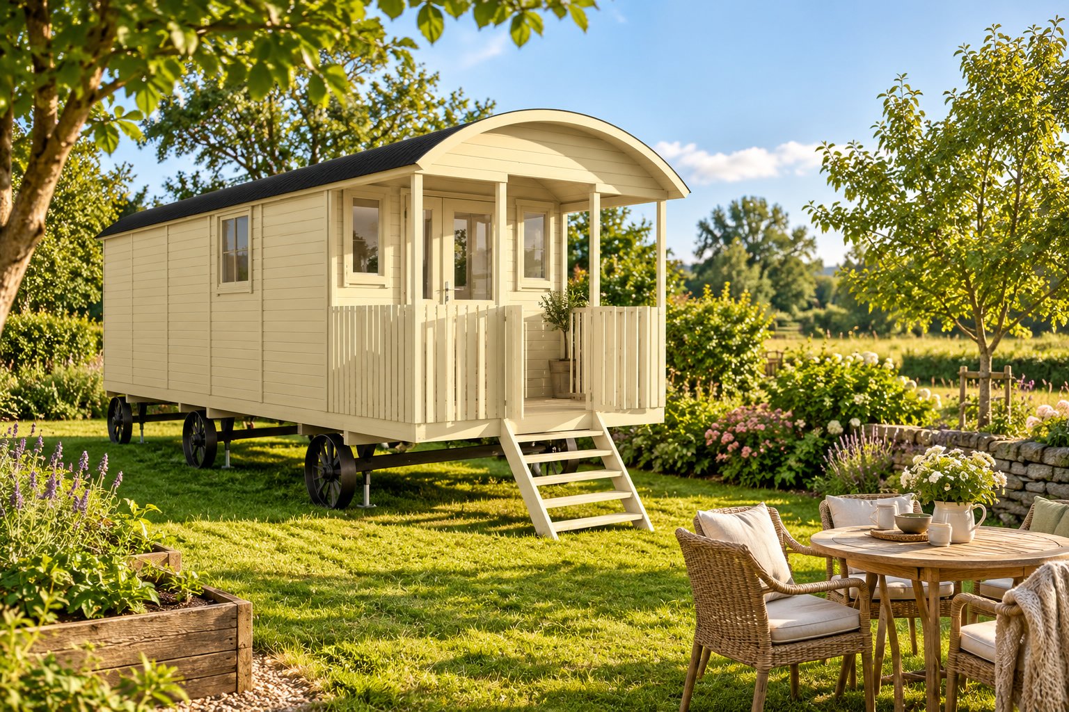 Roulotte comme habitation principale : règles et modèles