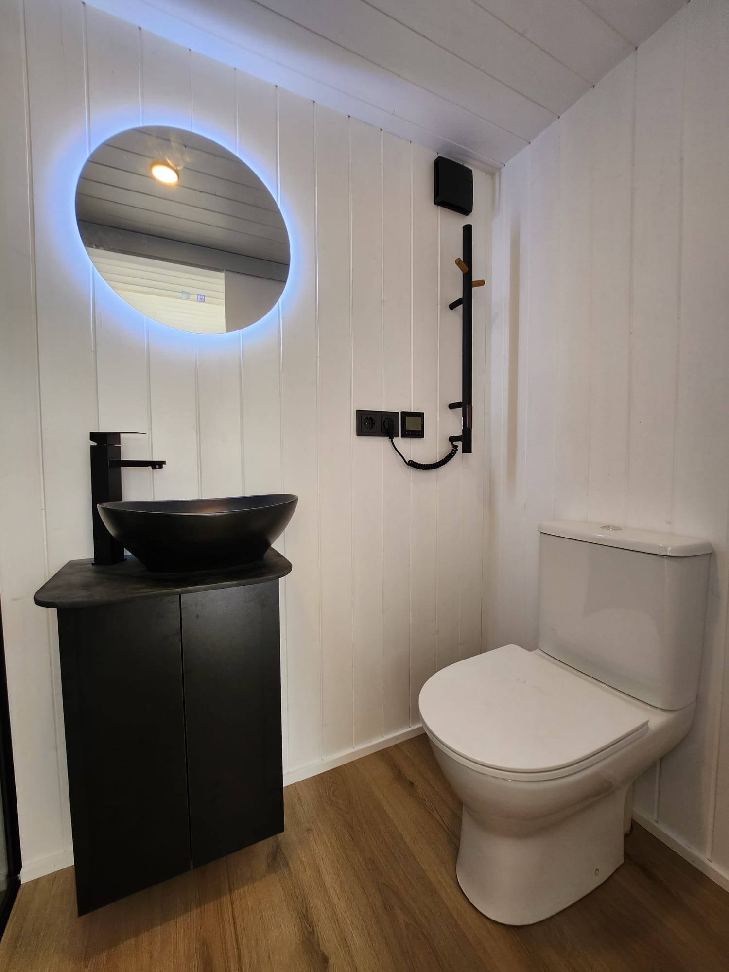 Tiny House Baltic vue des toilettes