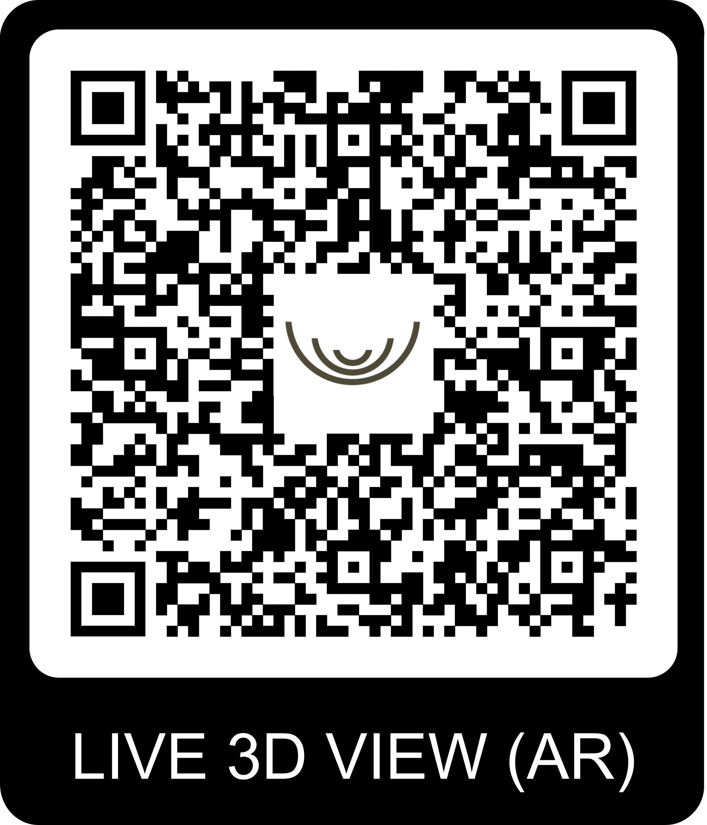 QR Code pour visite virtuelle du chalet Gardenas