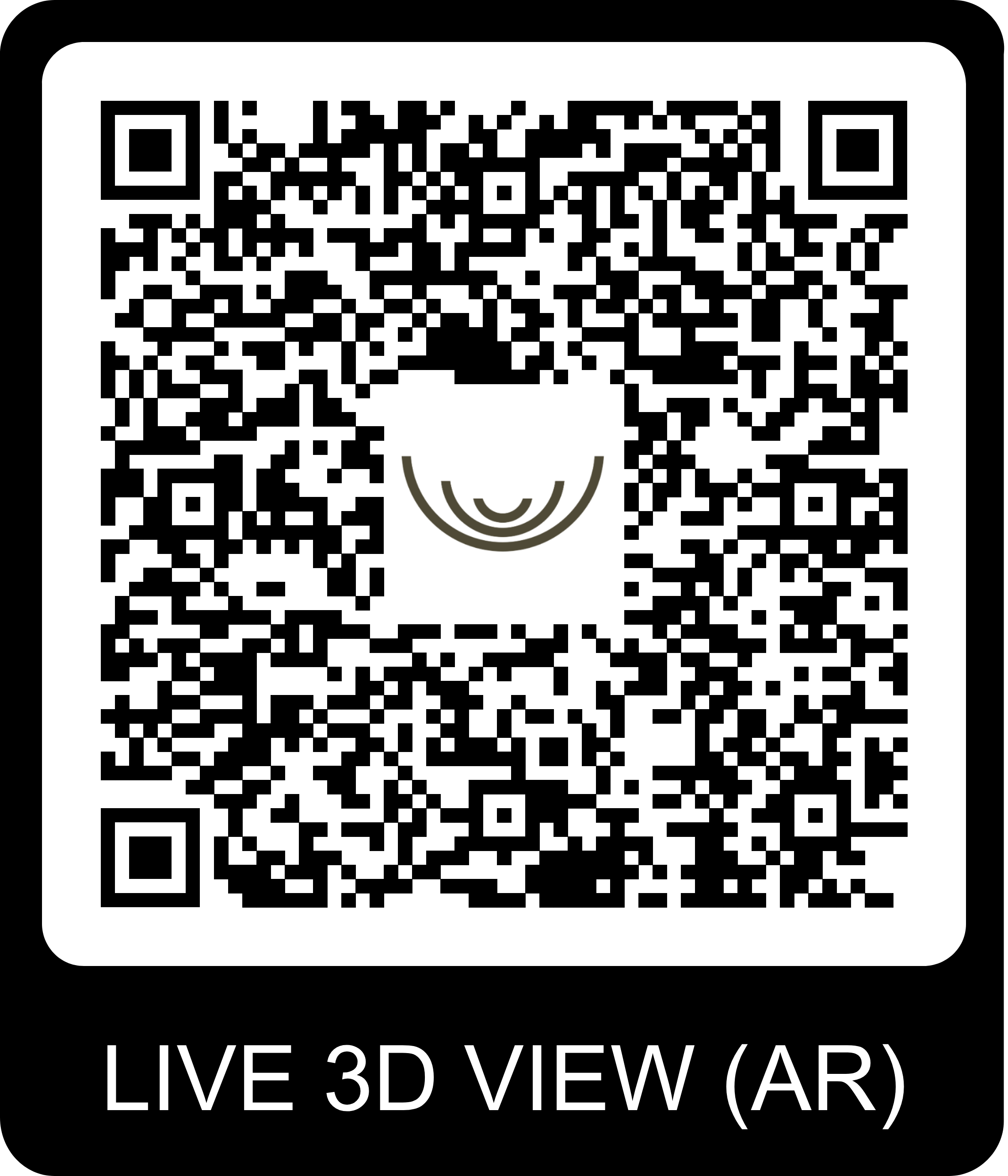 QR Code pour visite virtuelle du chalet Gardenas