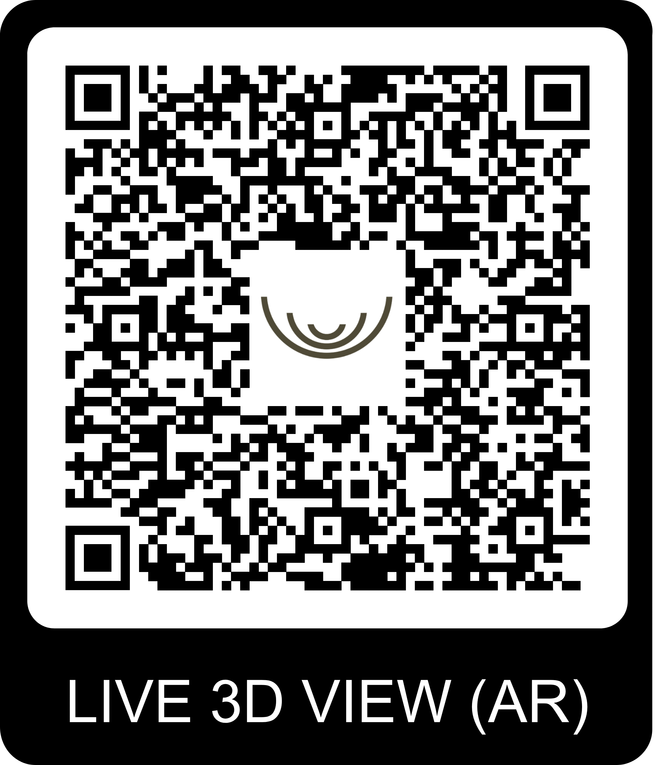 QR Code pour visite virtuelle du chalet Gardenas