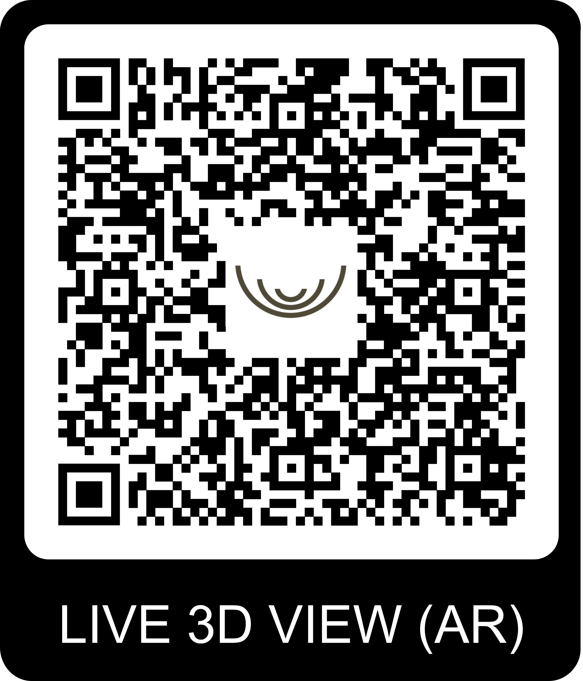 QR Code pour visite virtuelle du chalet Gardenas