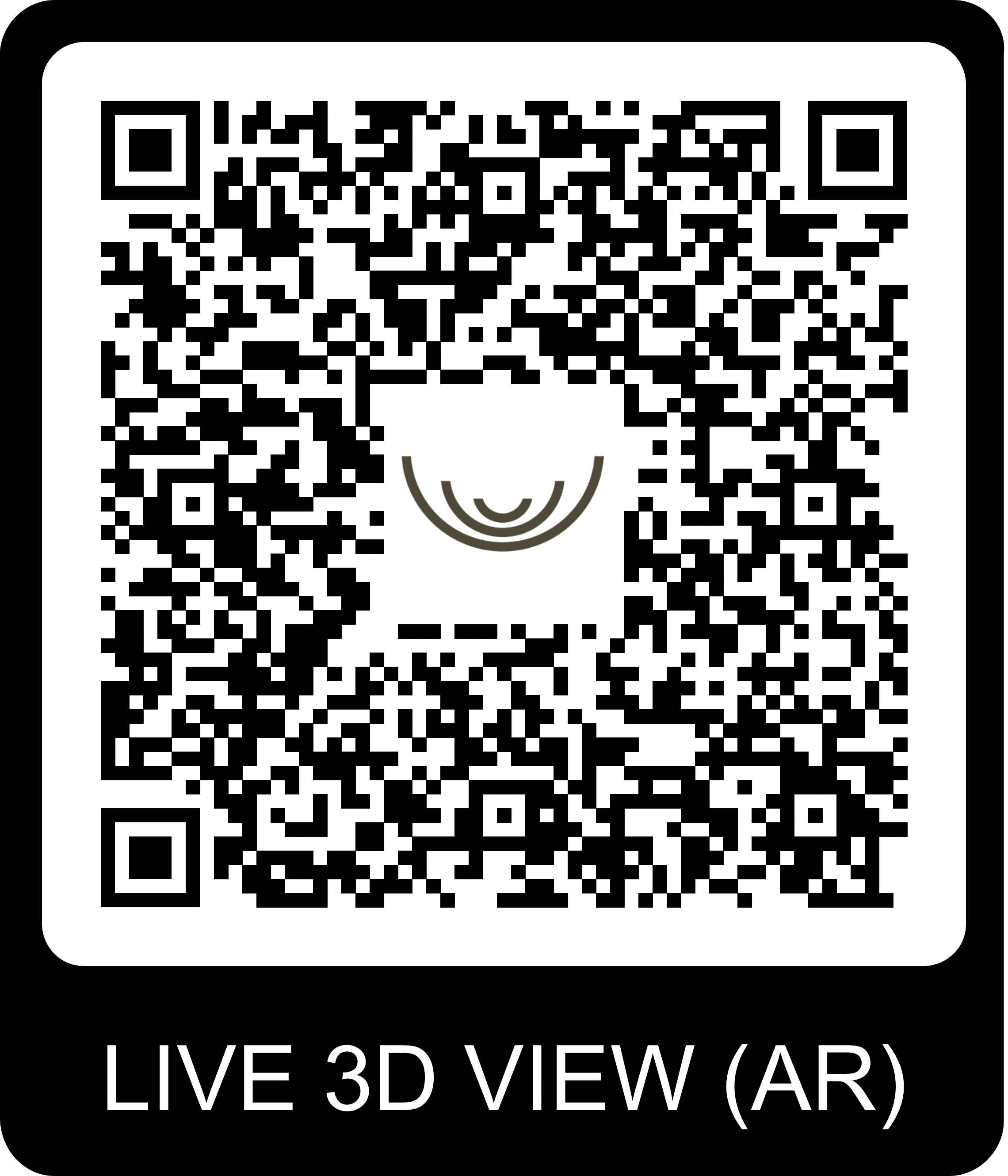 QR Code pour visite virtuelle du chalet Gardenas