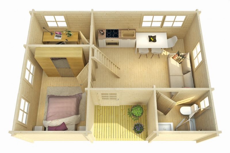 Comment aménager une maison de 50 m2